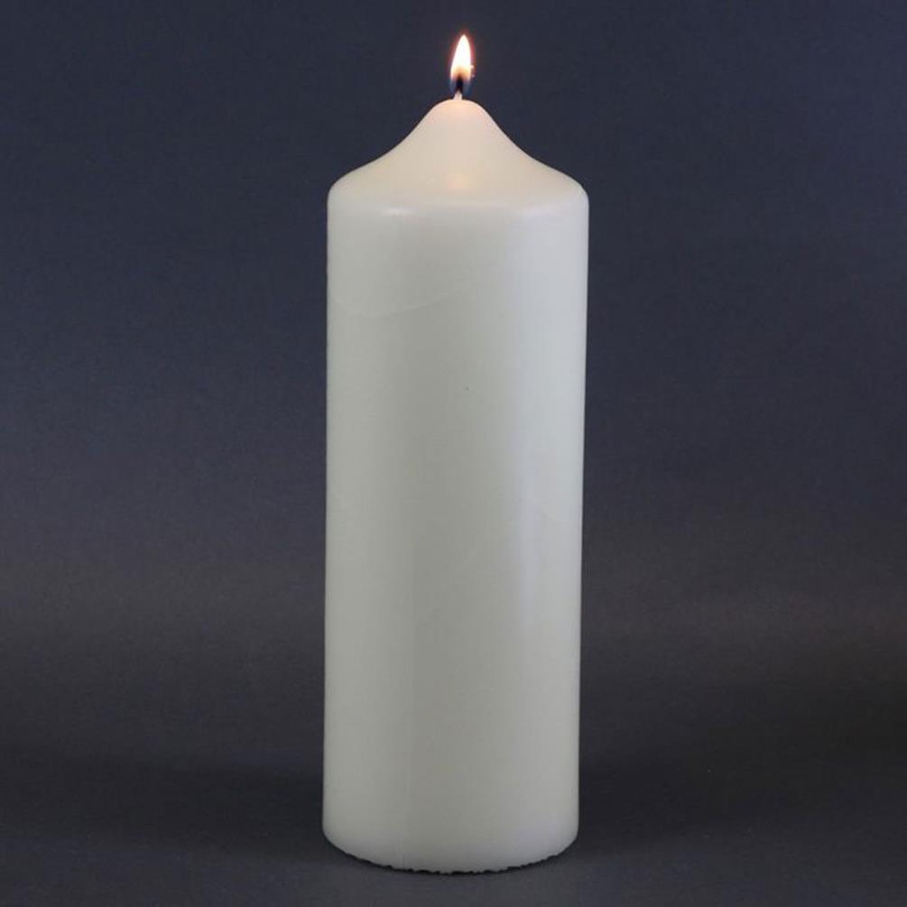 Chapel Candles Ivory Pillar Candle 23cm x 8cm Extra Image 1